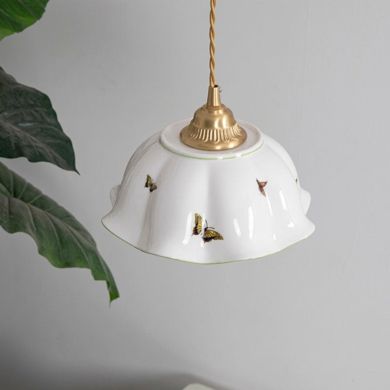 Lucinda Scalloped Pendant Light