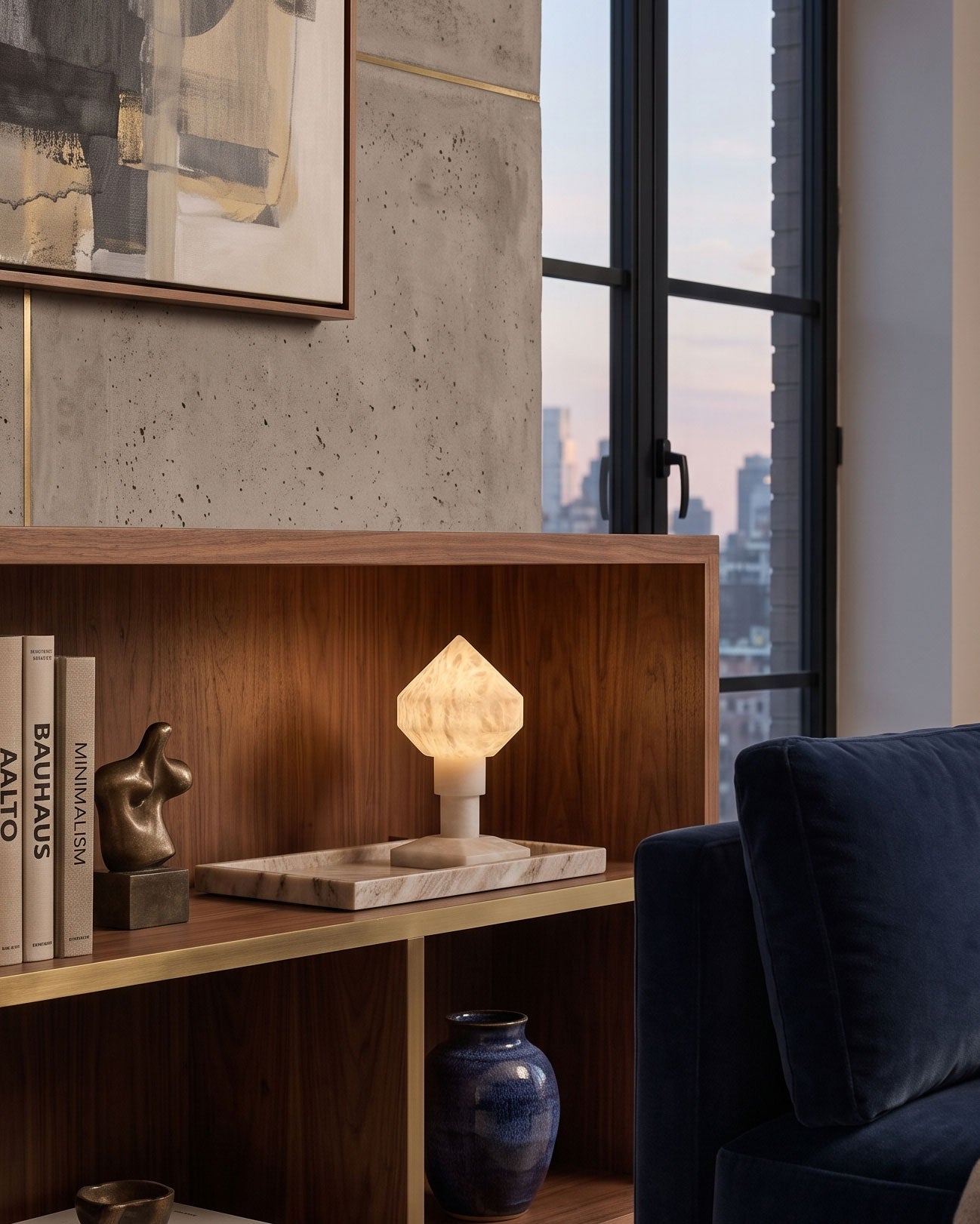 Lyra Alabaster Table Lamp