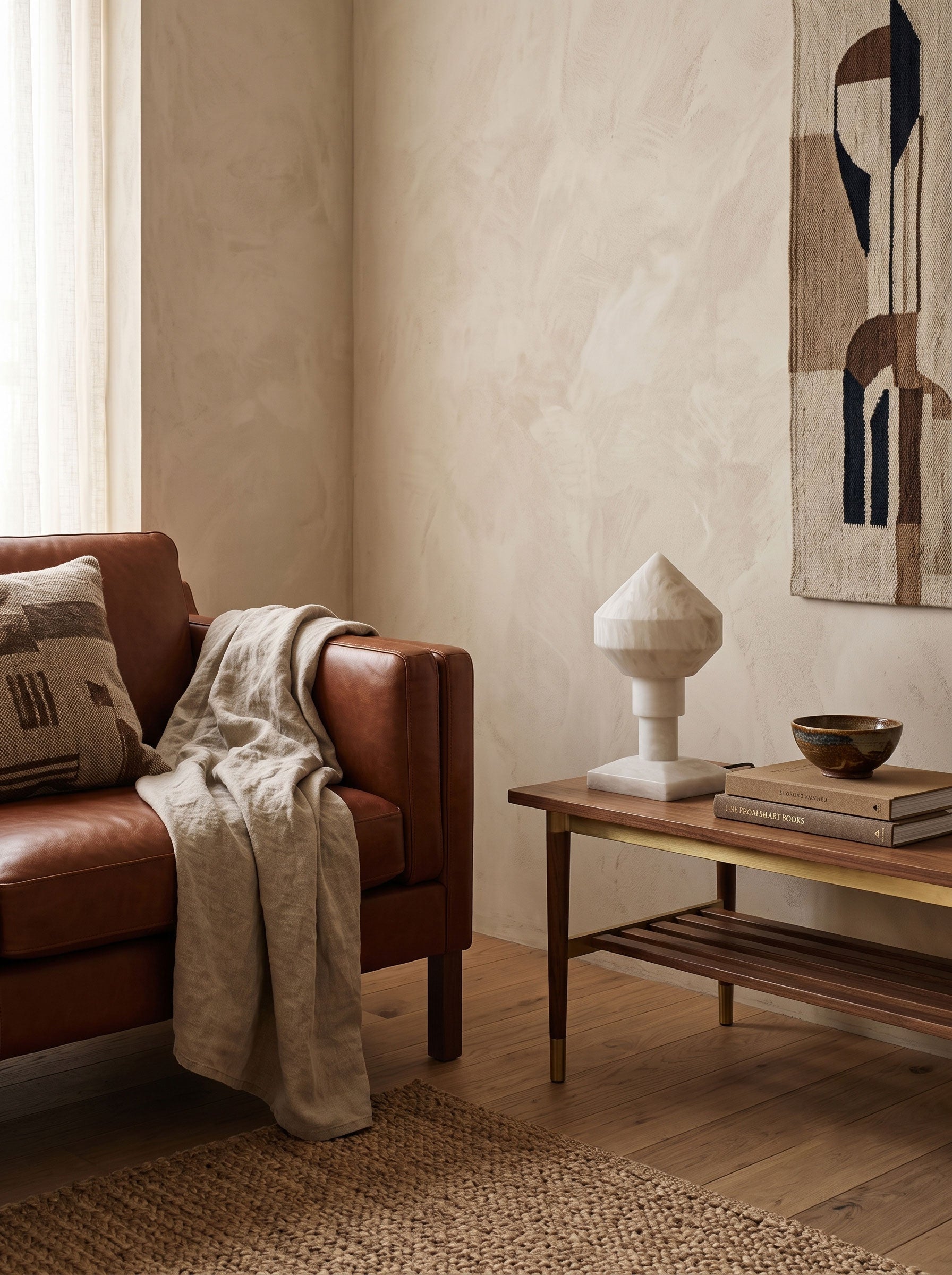 Lyra Alabaster Table Lamp