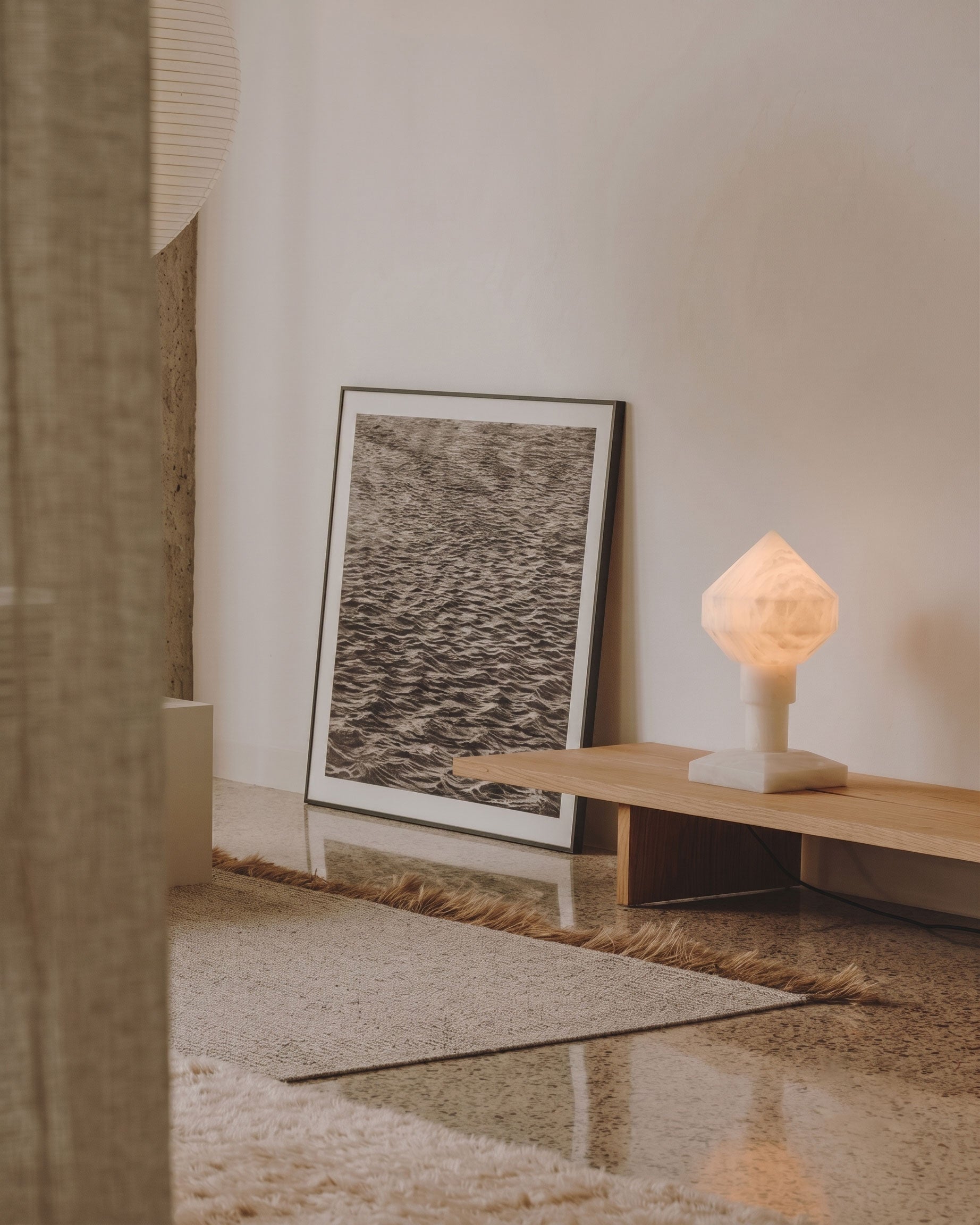 Lyra Alabaster Table Lamp