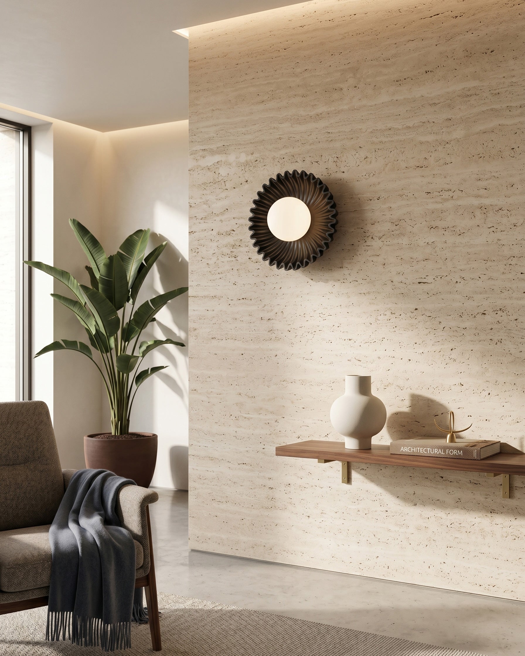 Maeve Pleated Wall Sconce