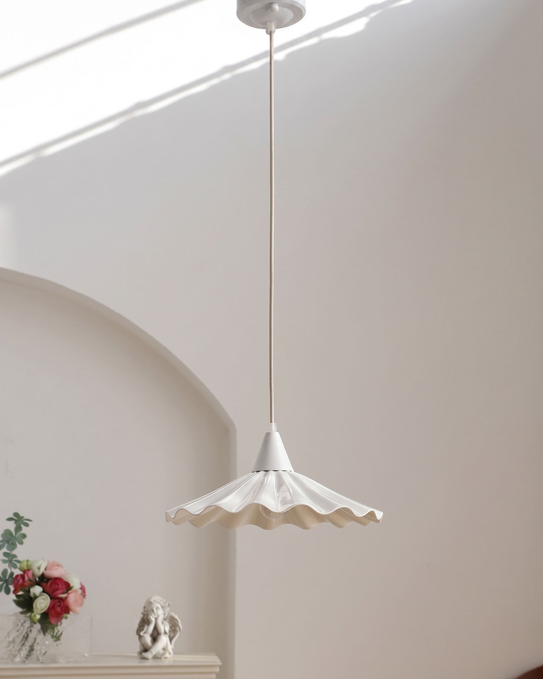 Maren Scalloped Pendant Light
