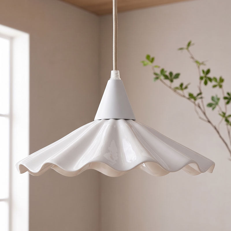 Maren Scalloped Pendant Light