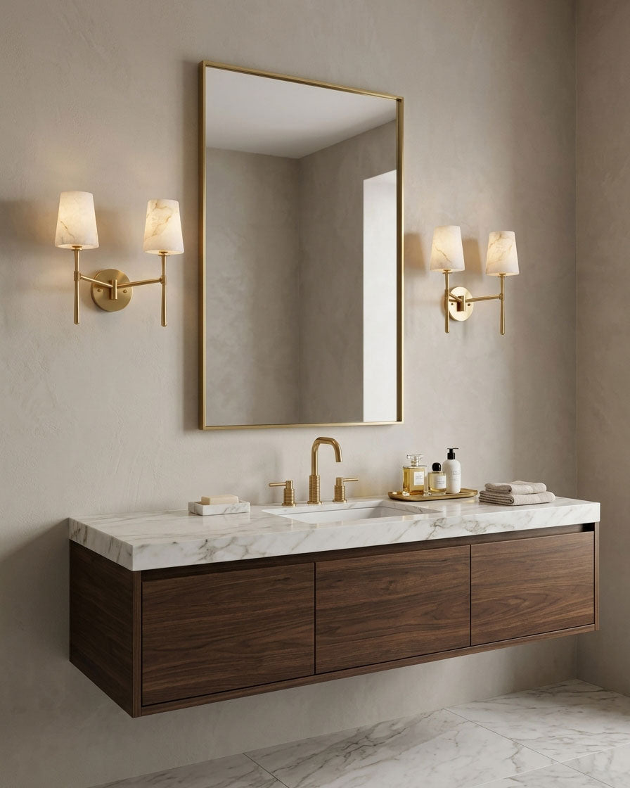 Margot Alabaster Wall Sconce