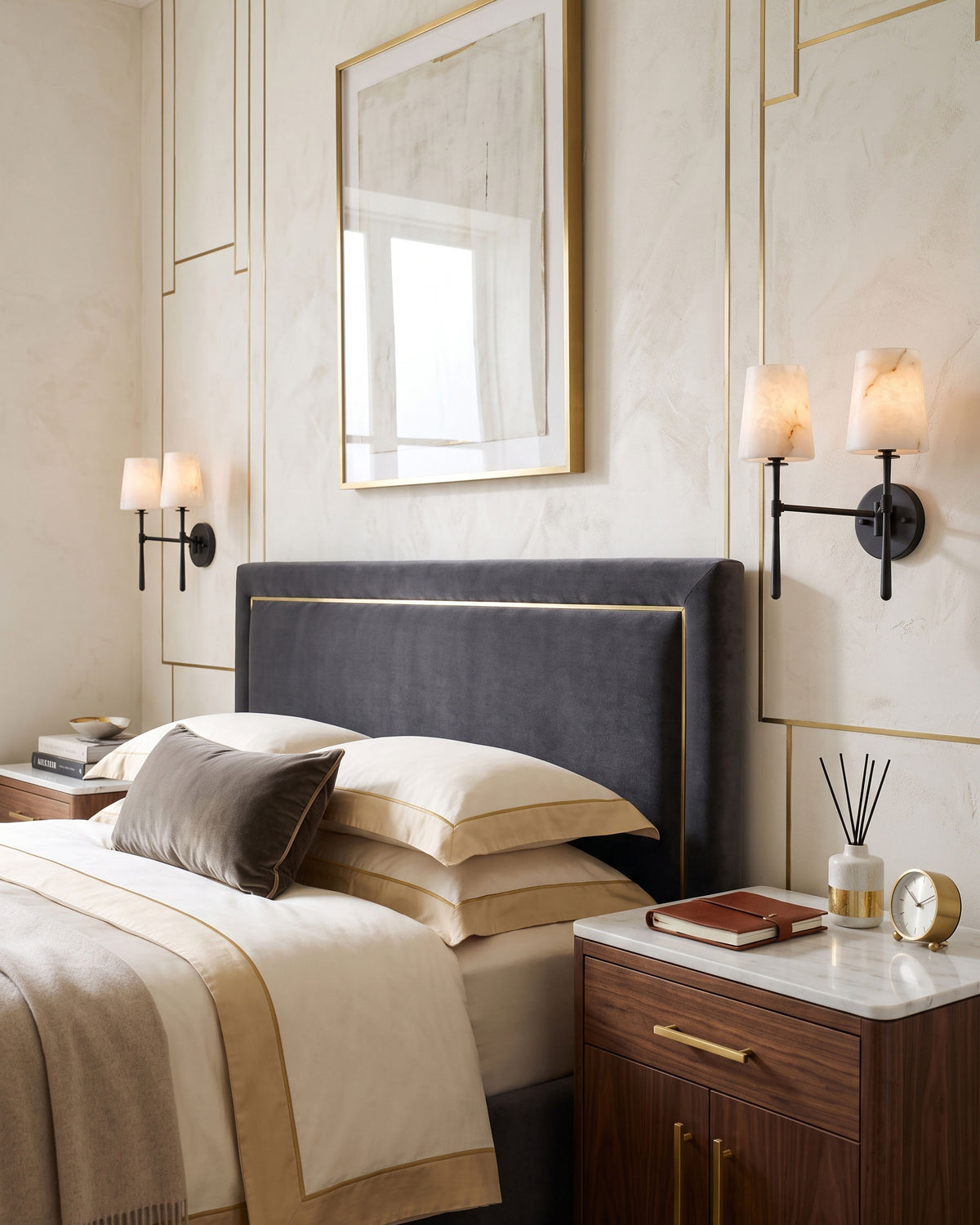 Margot Alabaster Wall Sconce