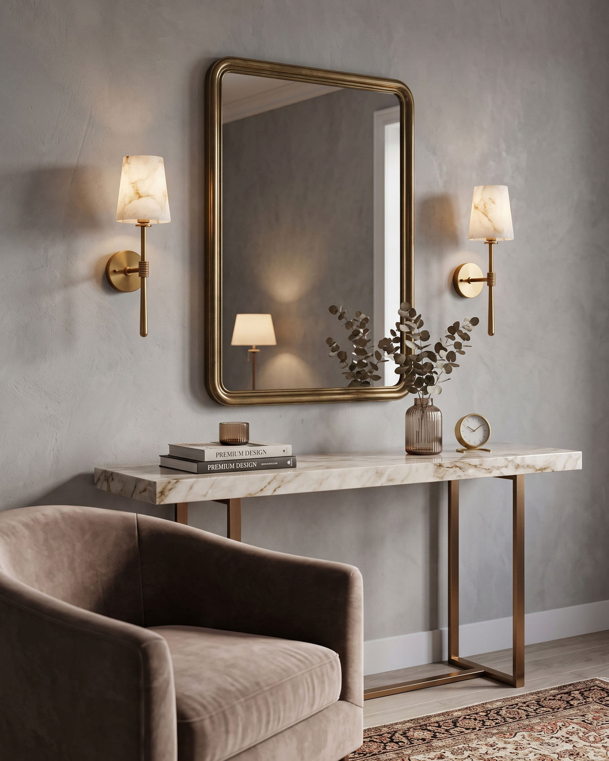 Margot Alabaster Wall Sconce