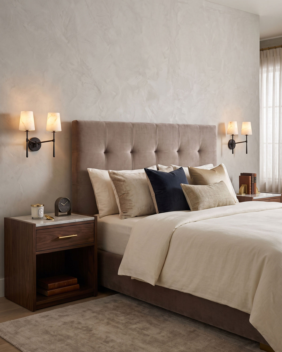 Margot Alabaster Wall Sconce