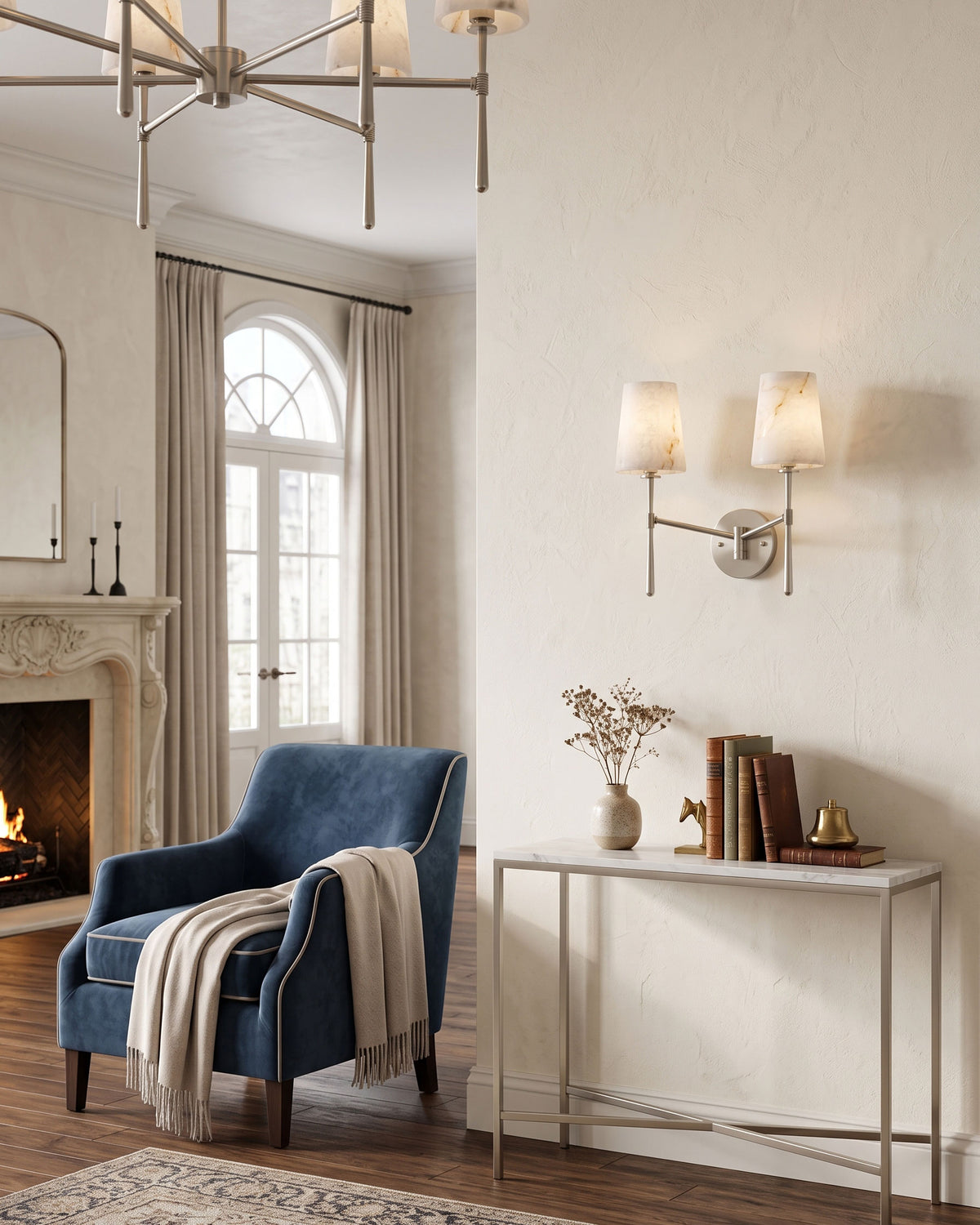 Margot Alabaster Wall Sconce