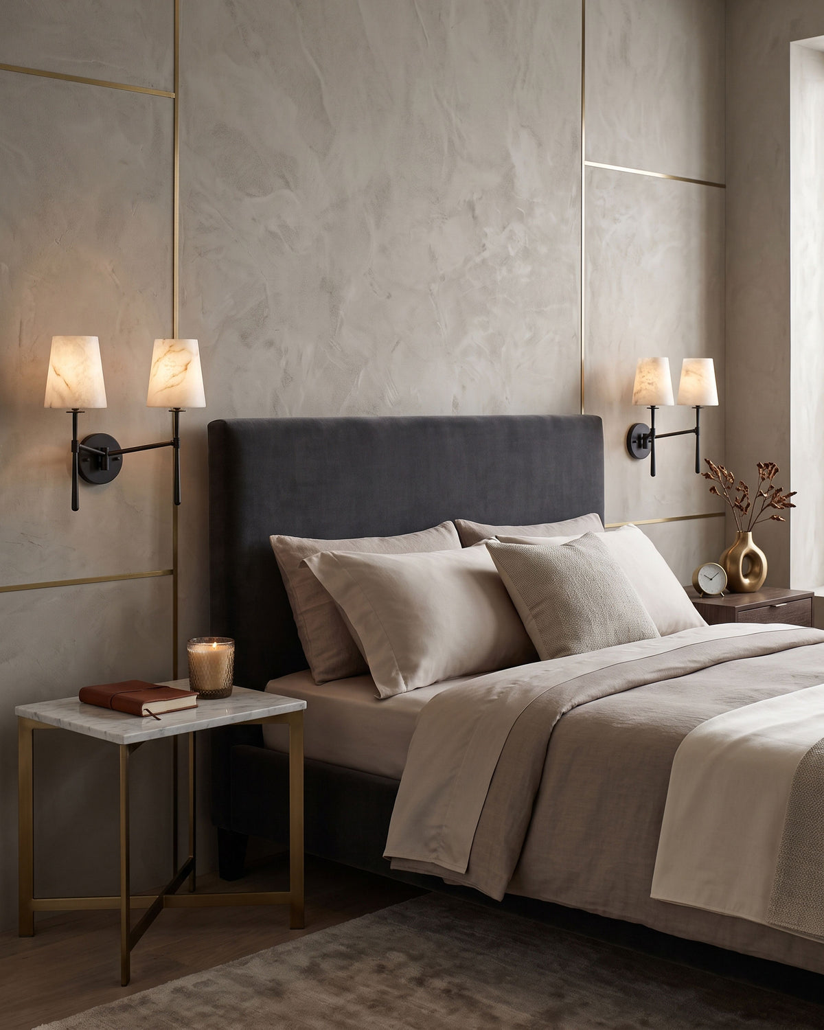 Margot Alabaster Wall Sconce