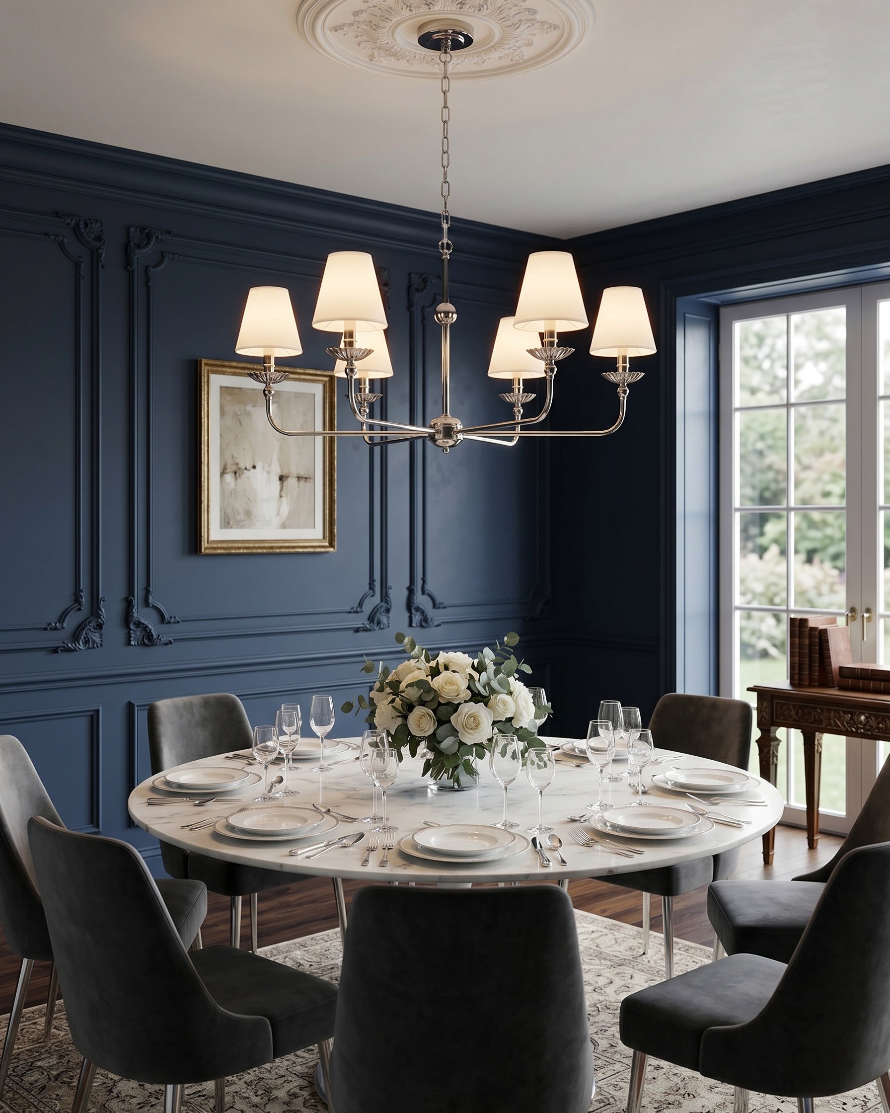 Marlowe Tapered Shade Chandelier