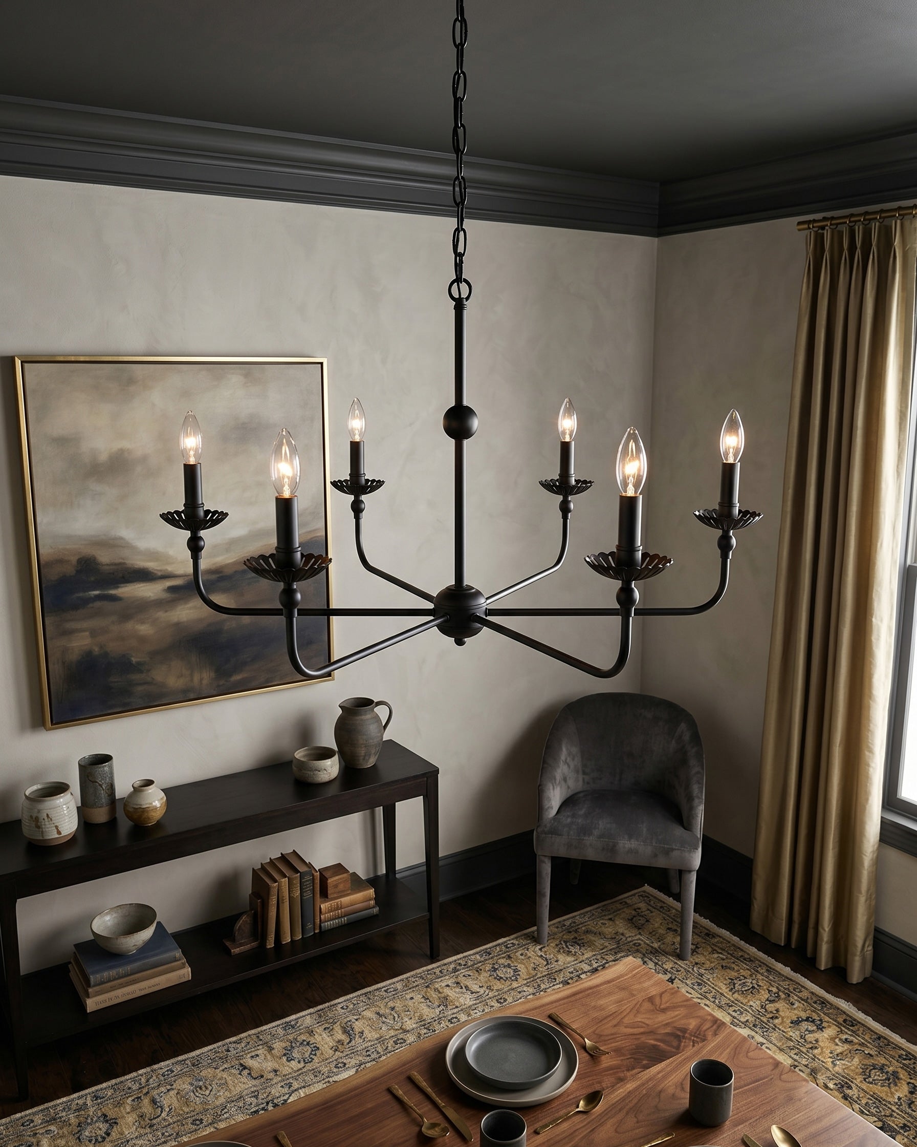 Marlowe Tapered Shade Chandelier