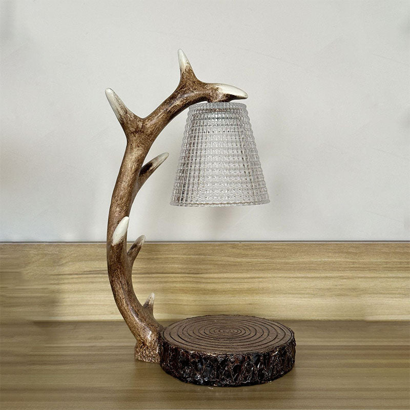 Meritt Floral Wax Table Lamp