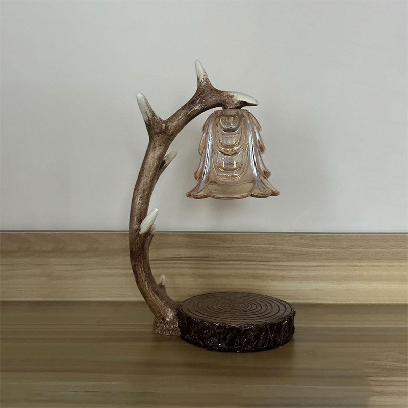 Meritt Floral Wax Table Lamp