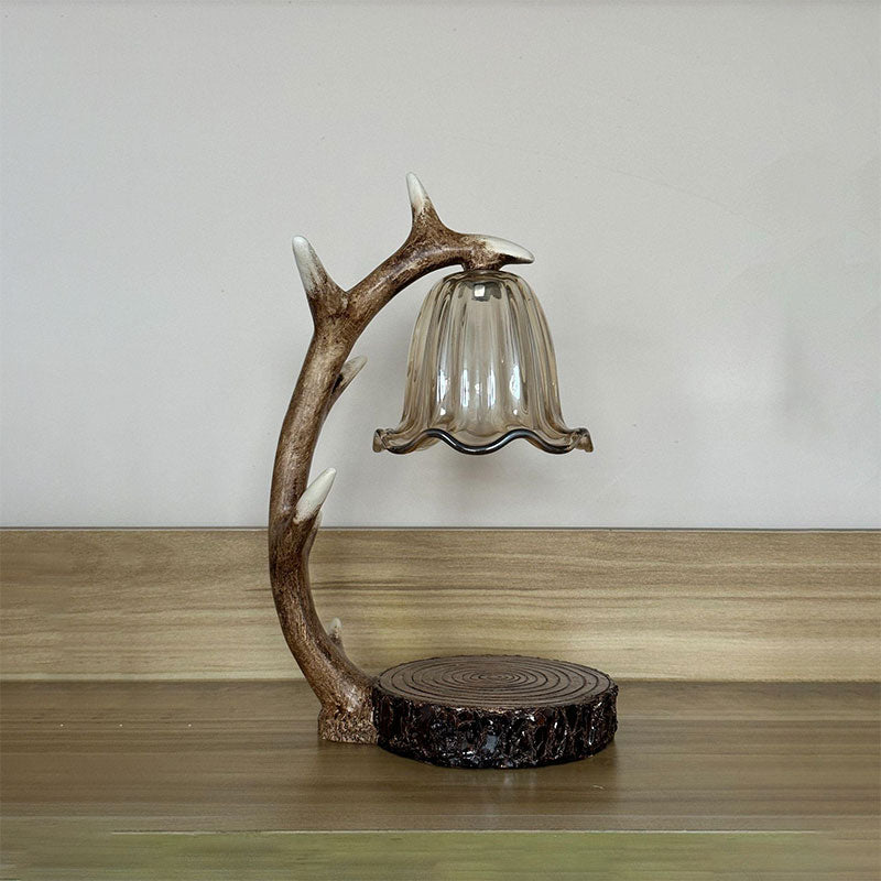Meritt Floral Wax Table Lamp