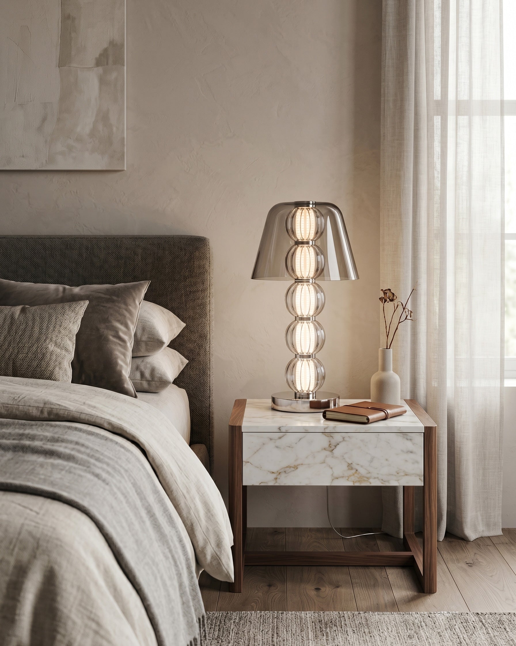 Mirella Ribbed Table Lamp
