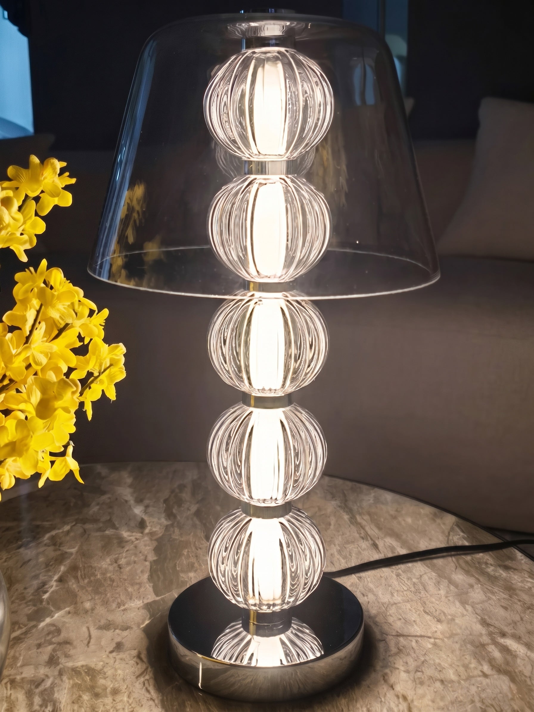 Mirella Ribbed Table Lamp