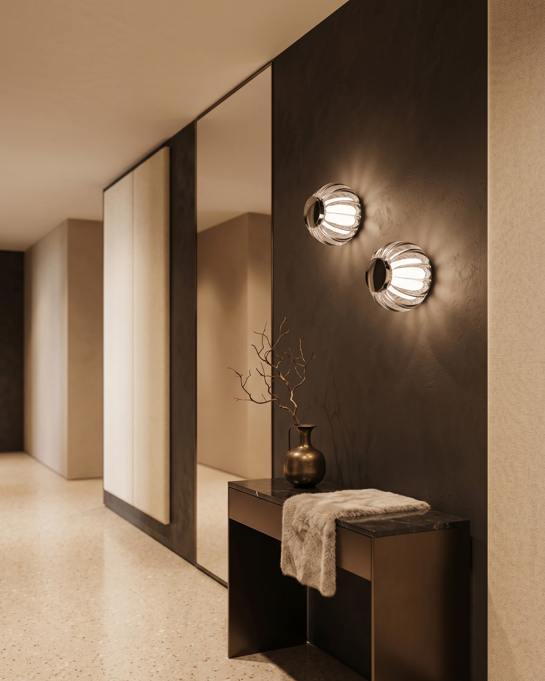 Mirella Ribbed Wall Sconce