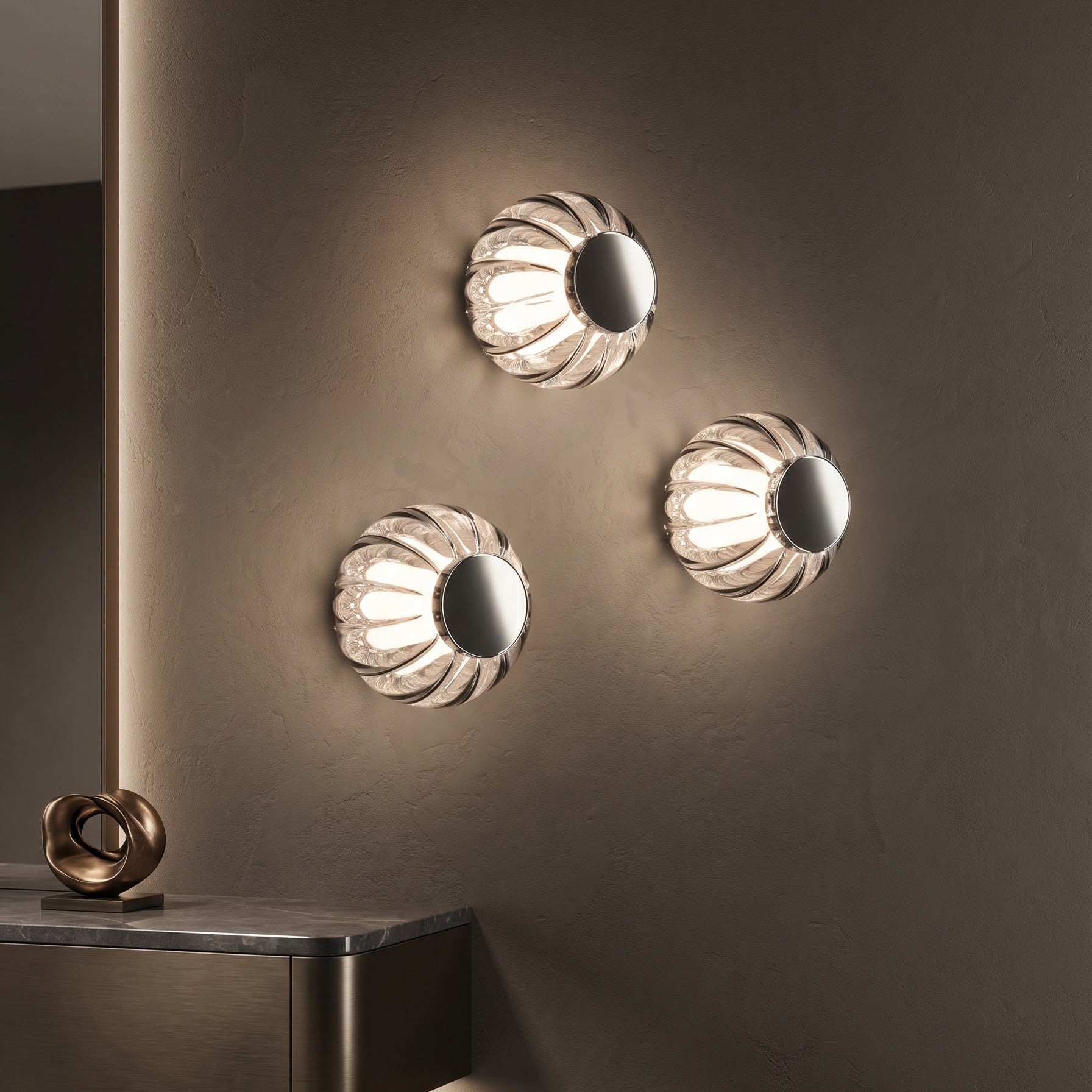 Mirella Ribbed Wall Sconce
