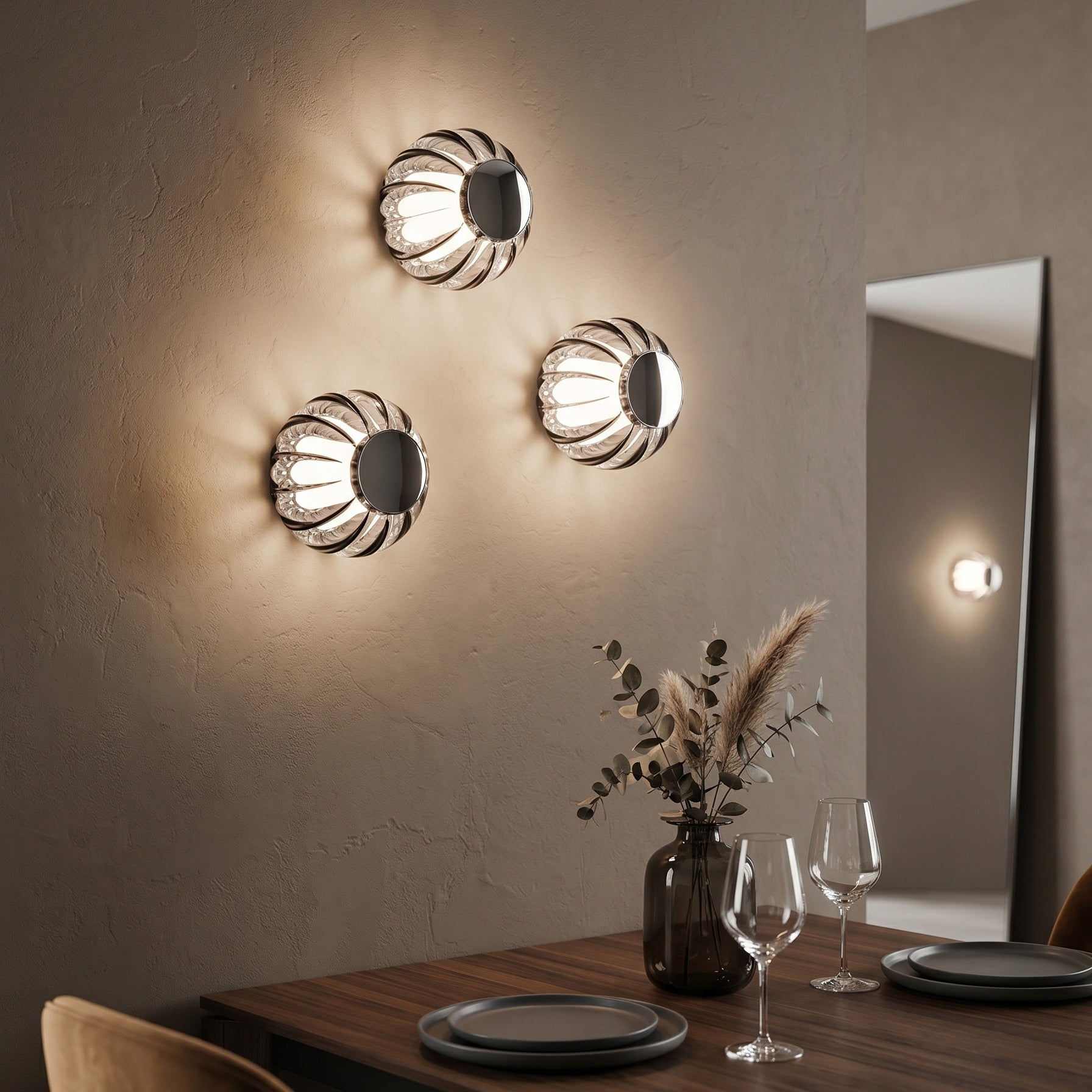 Mirella Ribbed Wall Sconce