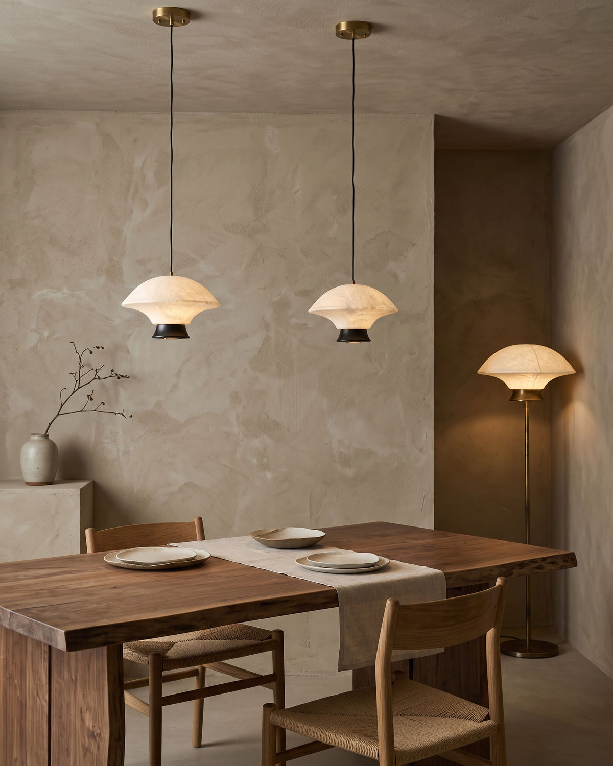 Nadia Silk Mushroom Pendant Light