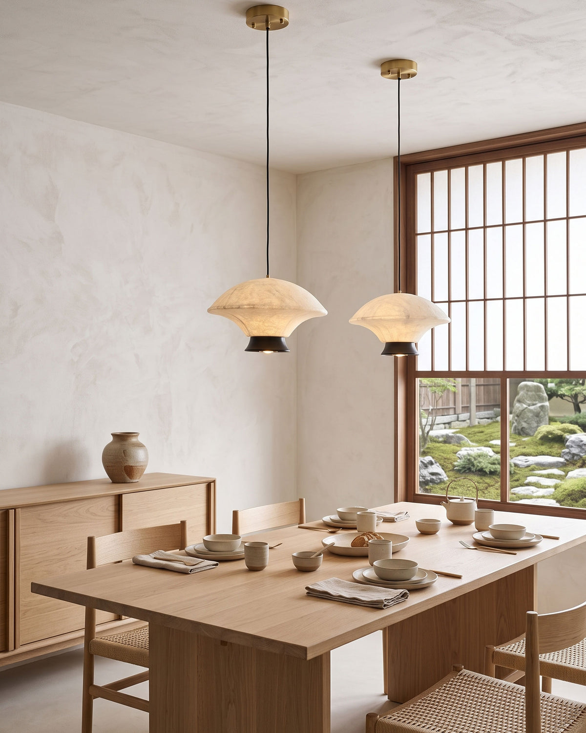 Nadia Silk Mushroom Pendant Light