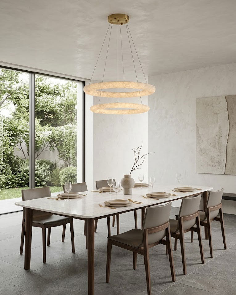 Nerissa Silk Halo Chandelier