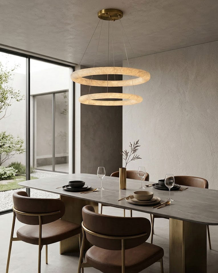 Nerissa Silk Halo Chandelier