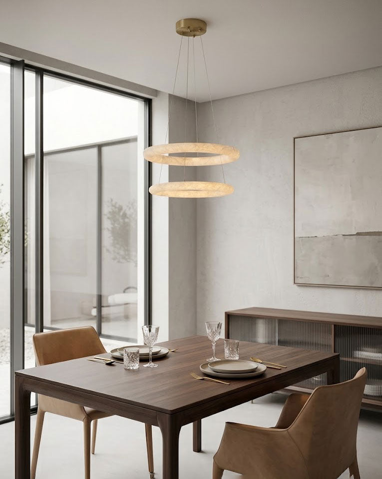 Nerissa Silk Halo Chandelier