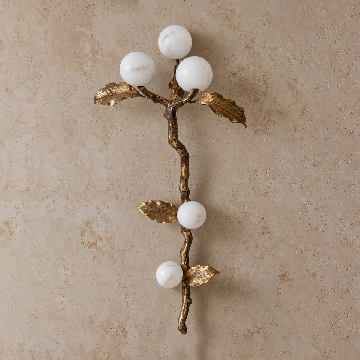 Aplique de pared Nevin Vine de alabastro