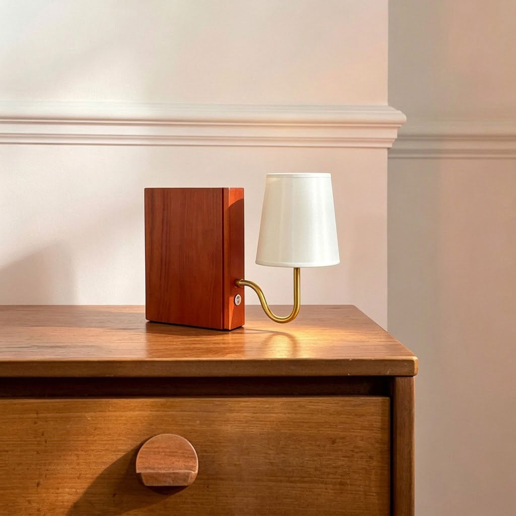 Niall Solid Wood Table Lamp