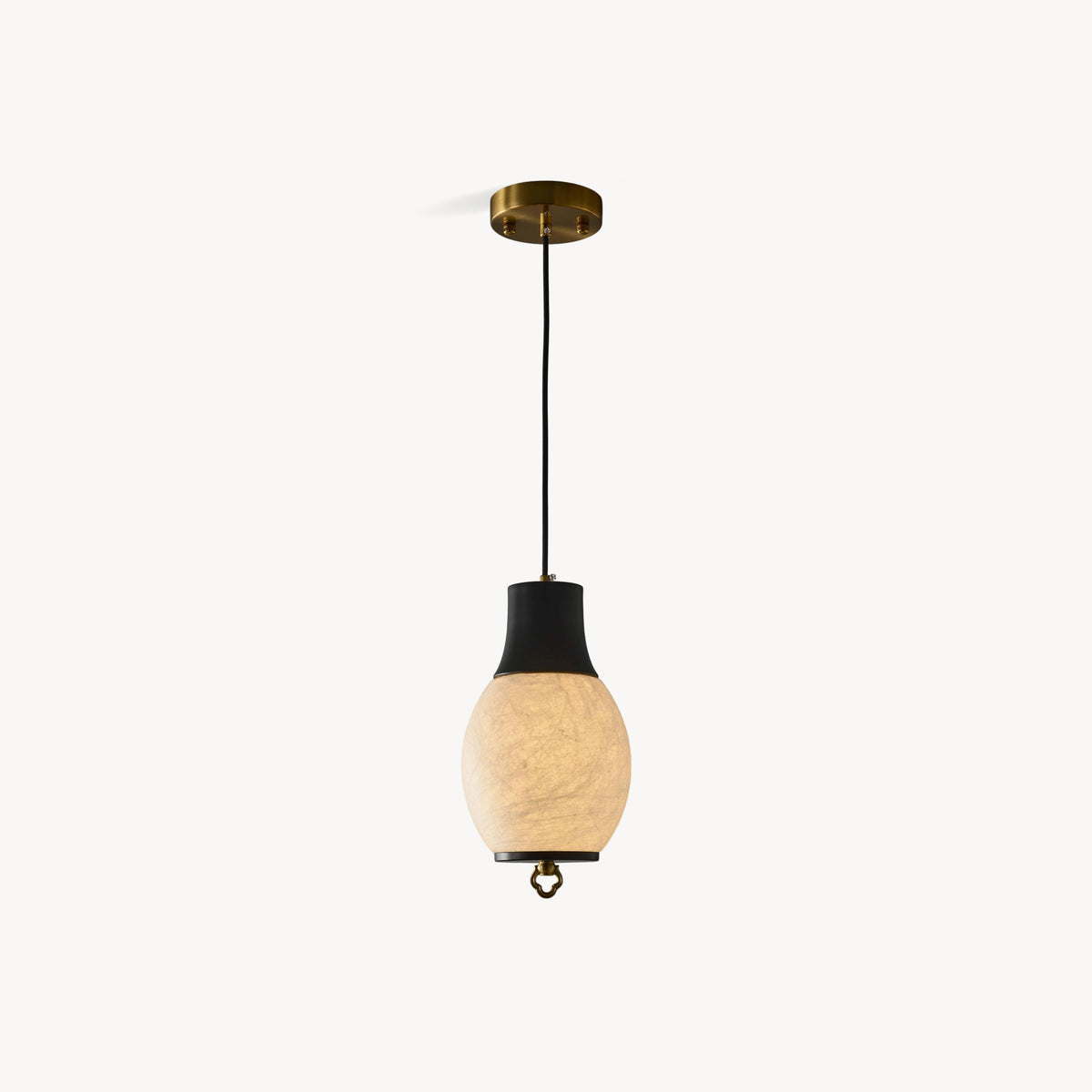 Nico Mulberry Silk Pendant Light
