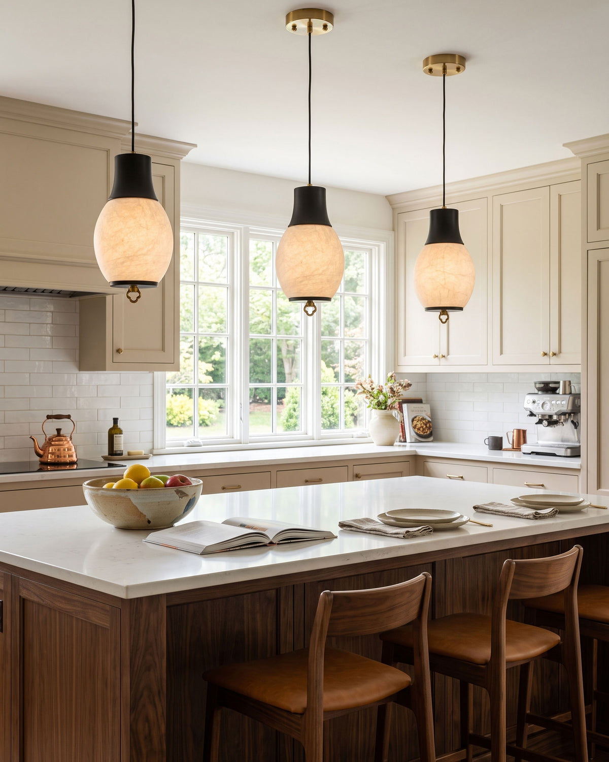 Nico Mulberry Silk Pendant Light