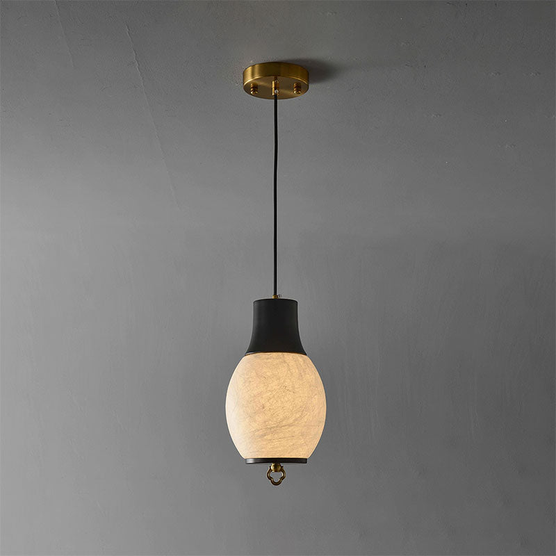 Nico Mulberry Silk Pendant Light