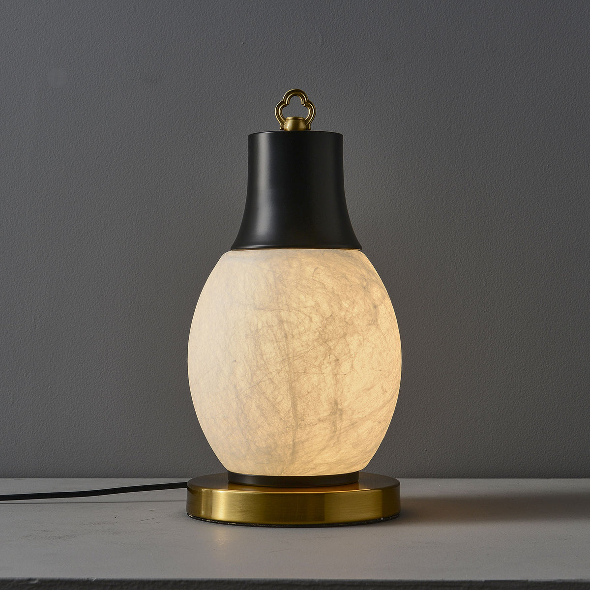 Nico Mulberry Silk Table Lamp
