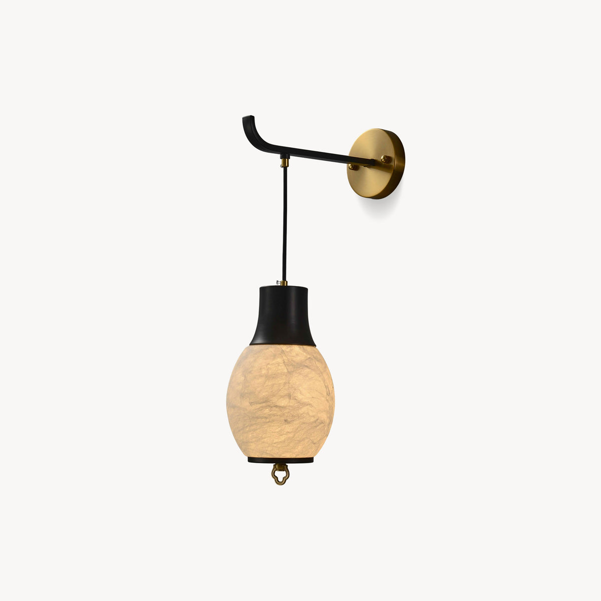 Nico Mulberry Silk Wall Sconce