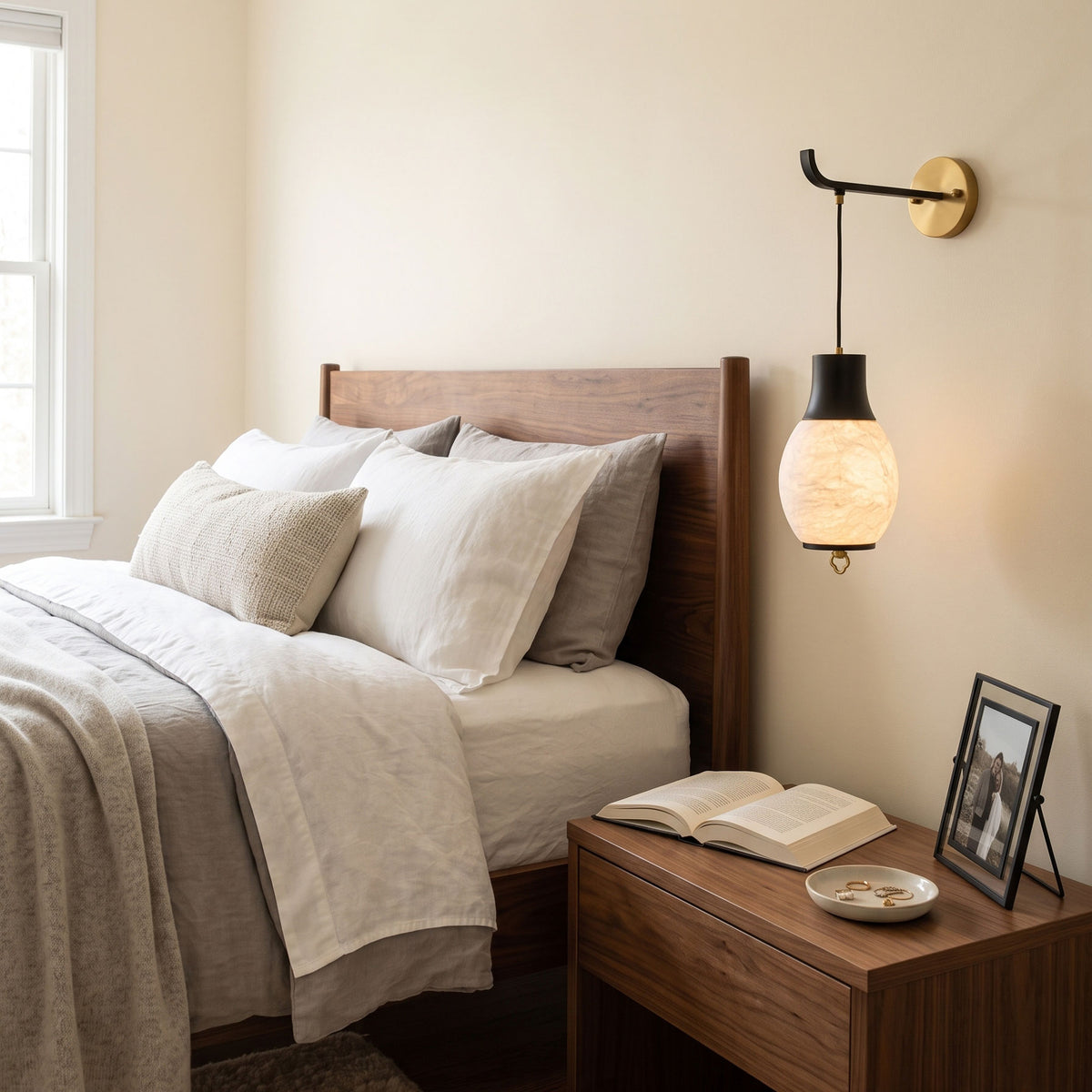 Nico Mulberry Silk Wall Sconce