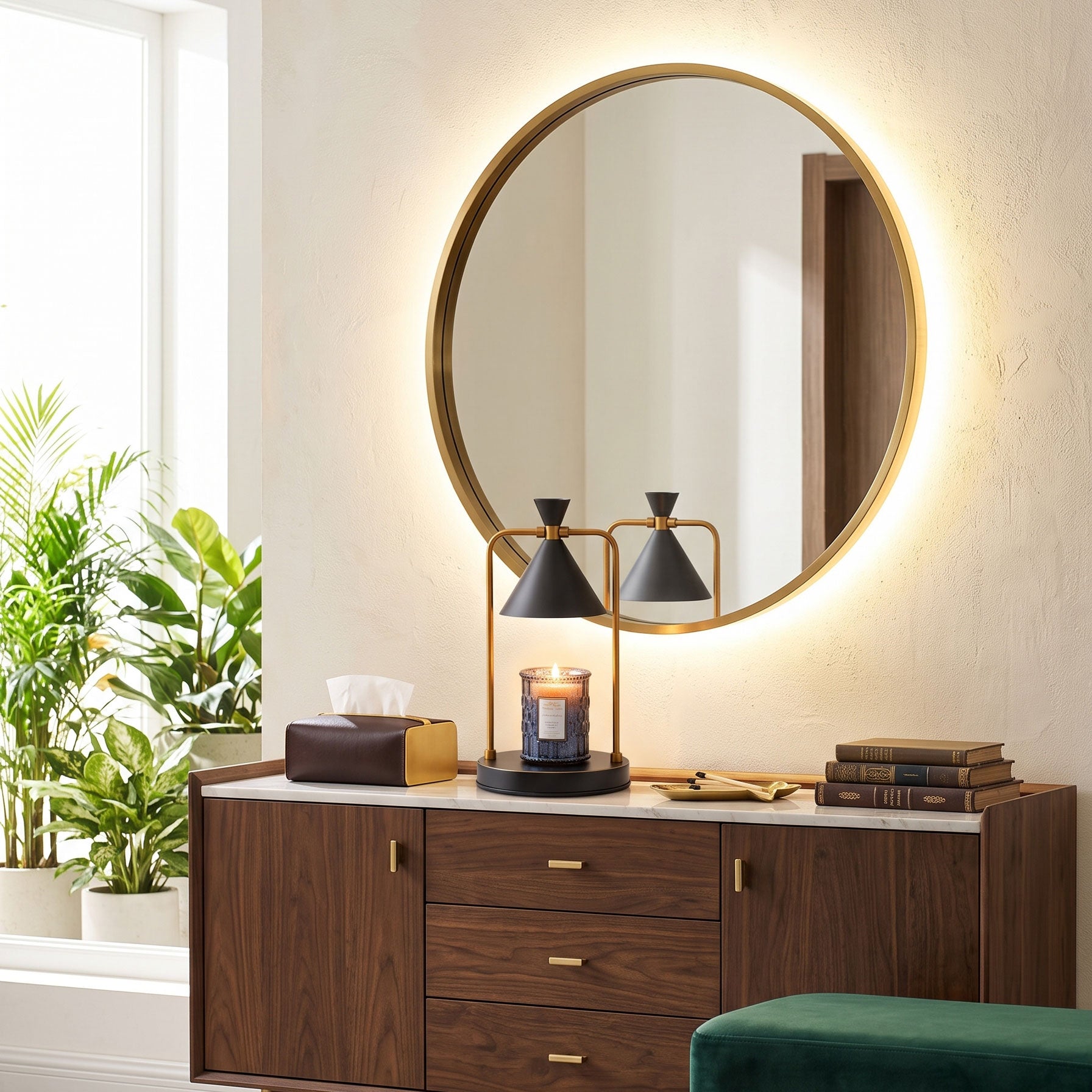 Nigel Candle Table Lamp