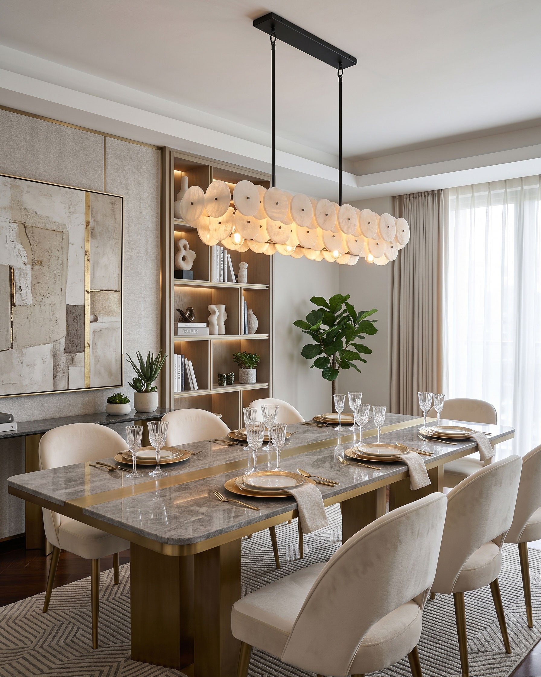 Nyssa Alabaster Chandelier