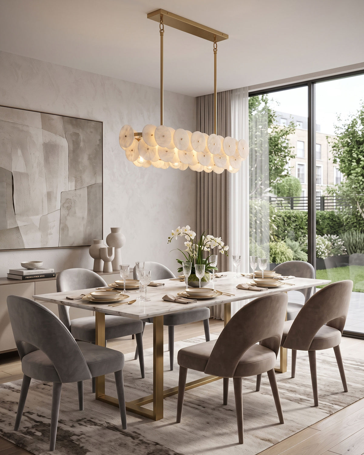 Nyssa Alabaster Chandelier