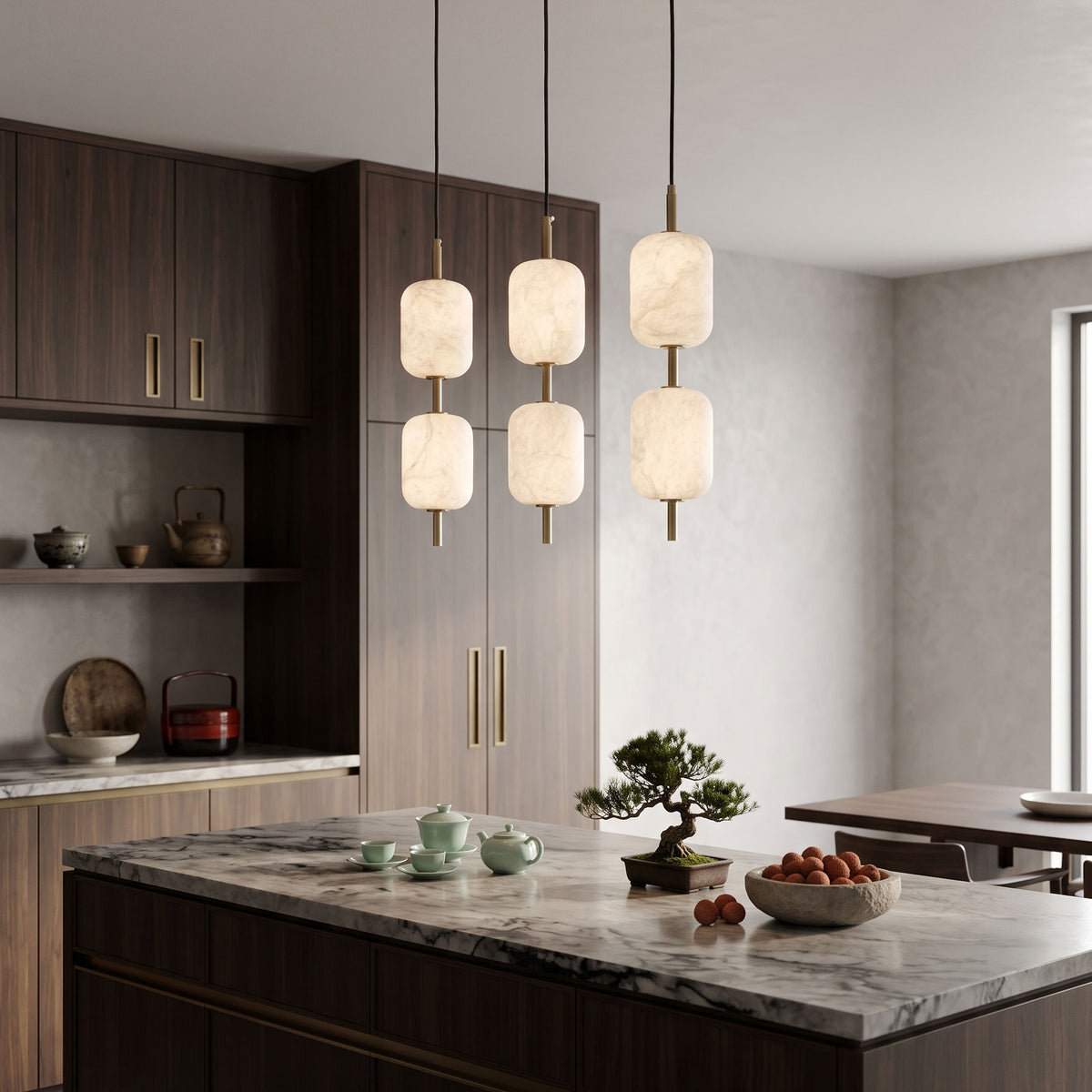 Odin Silk Island Pendant Light