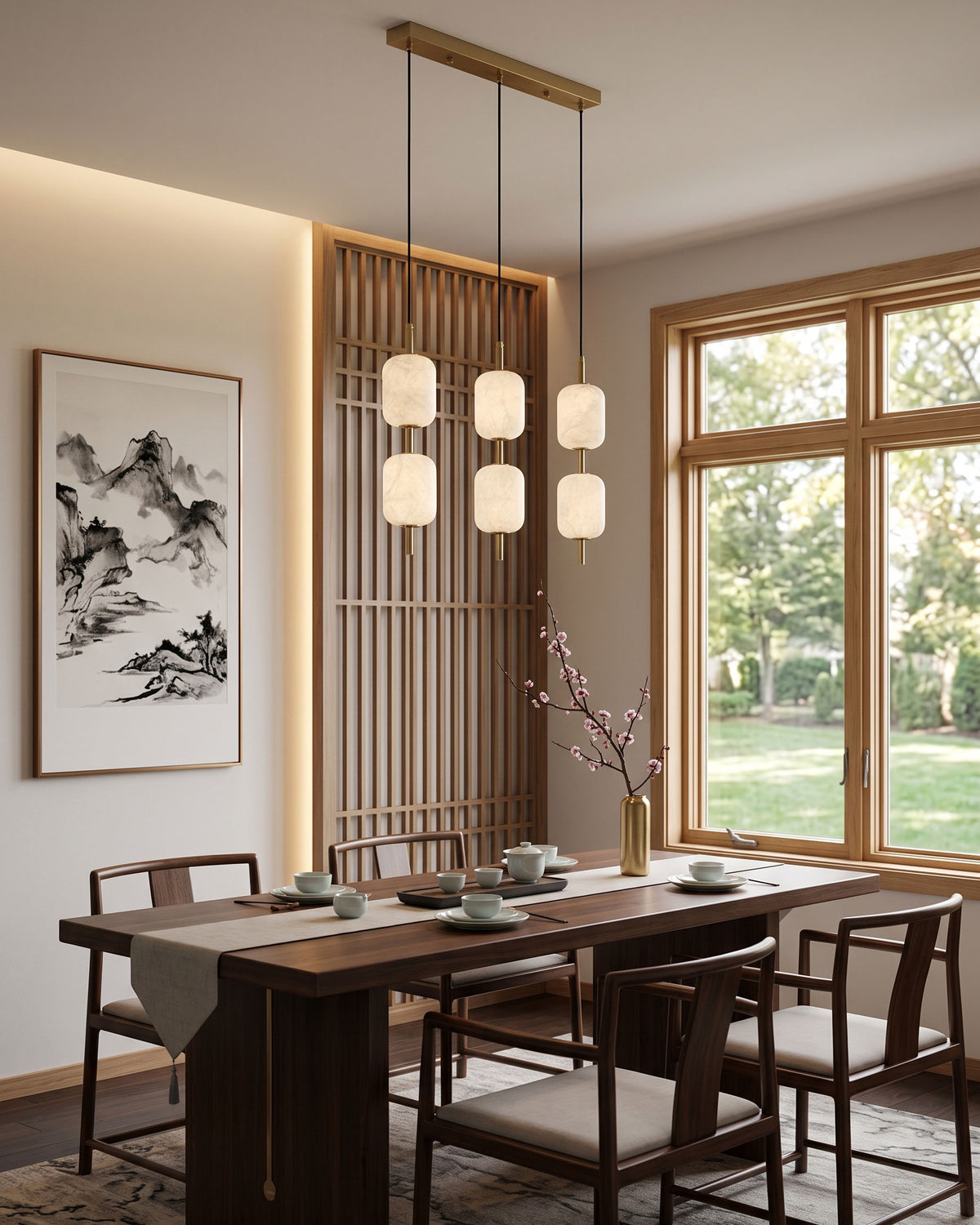 Odin Silk Island Pendant Light