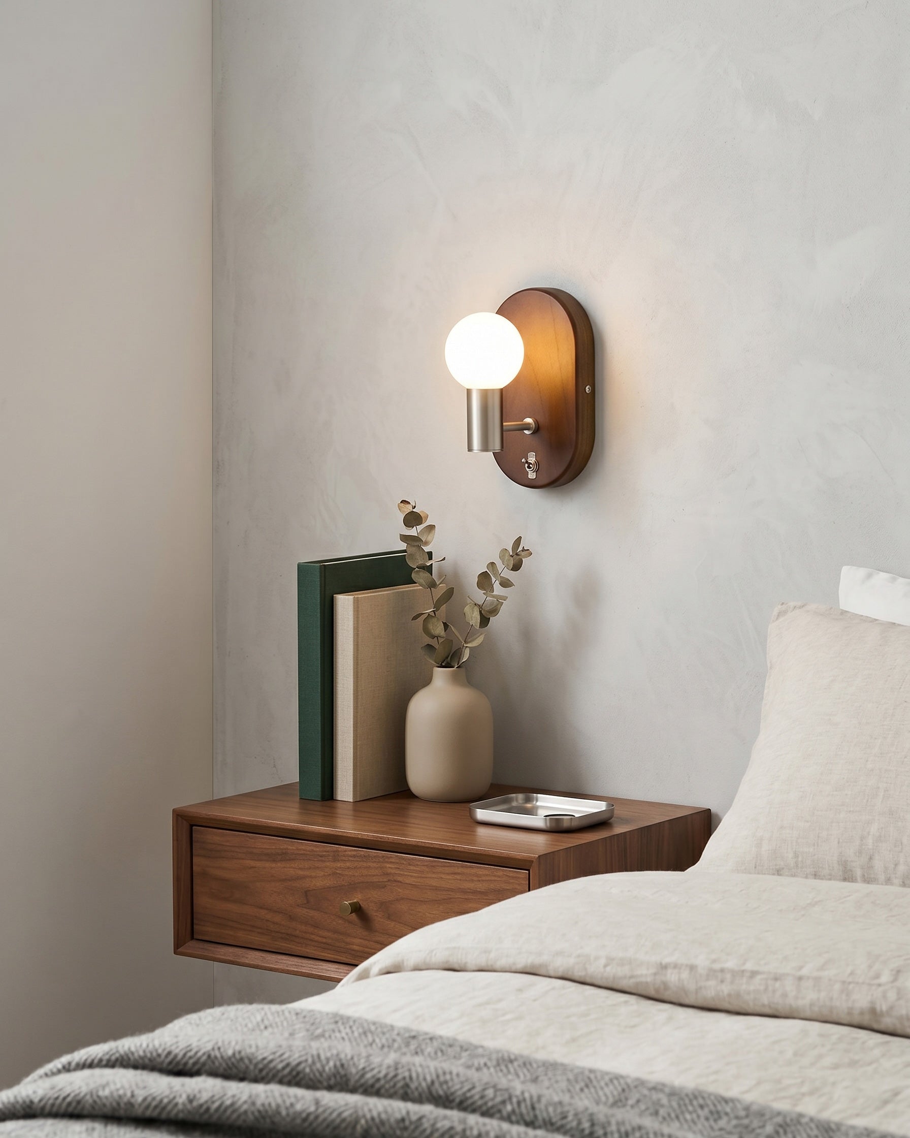 Oliver Walnut Wall Sconce