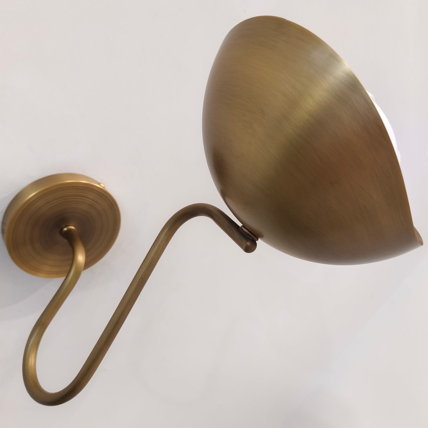 Oren Brass Globe Wall Sconce