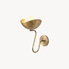 Aplique de pared Oren Brass Globe