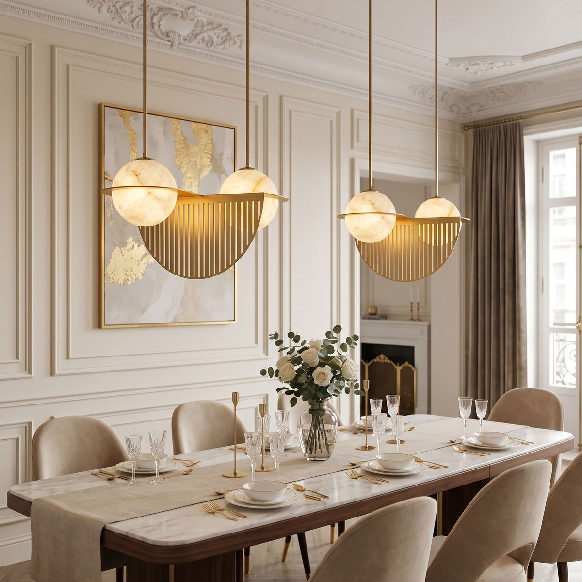 Osias Curved Chandelier