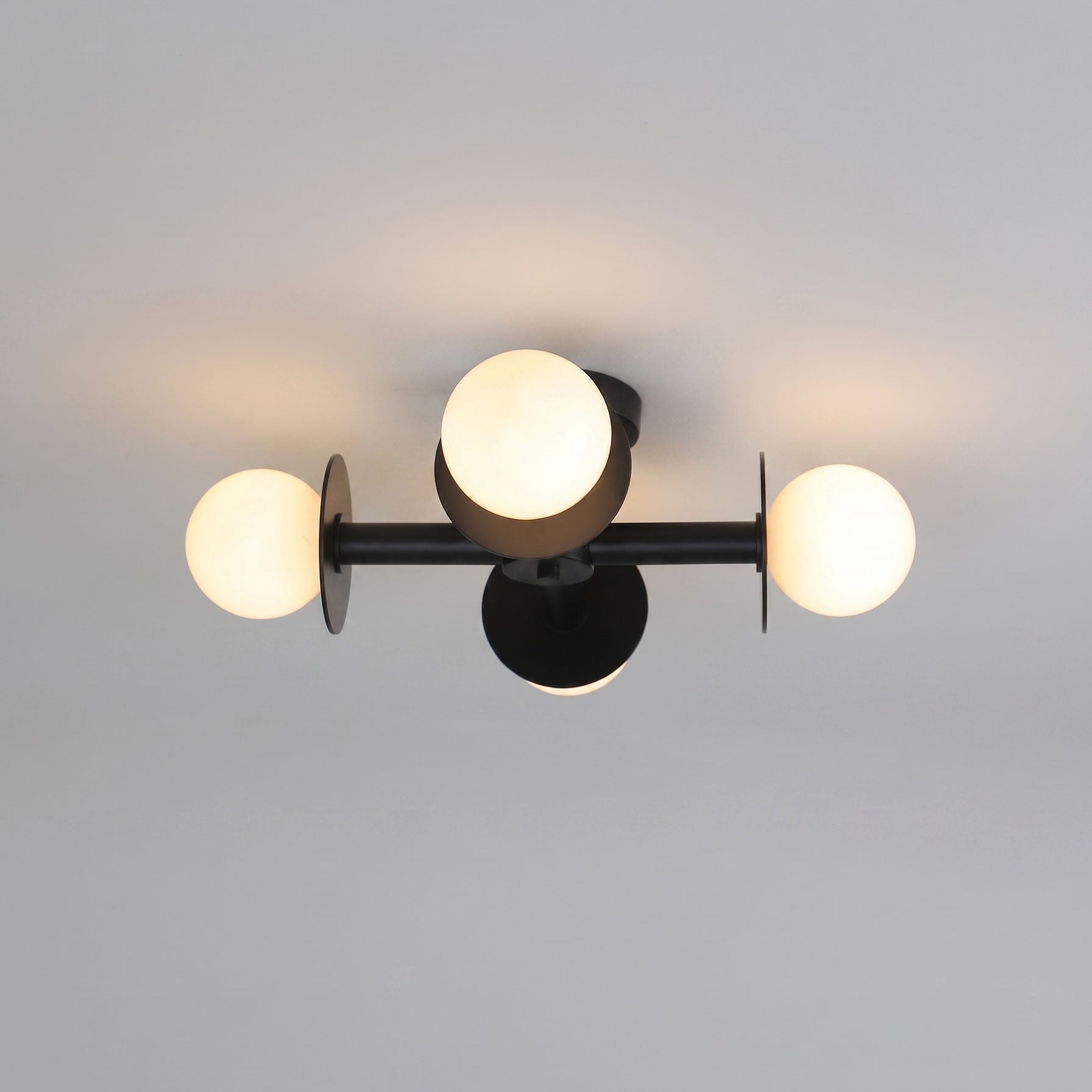 Otis Frosted Semi-Flush Mount
