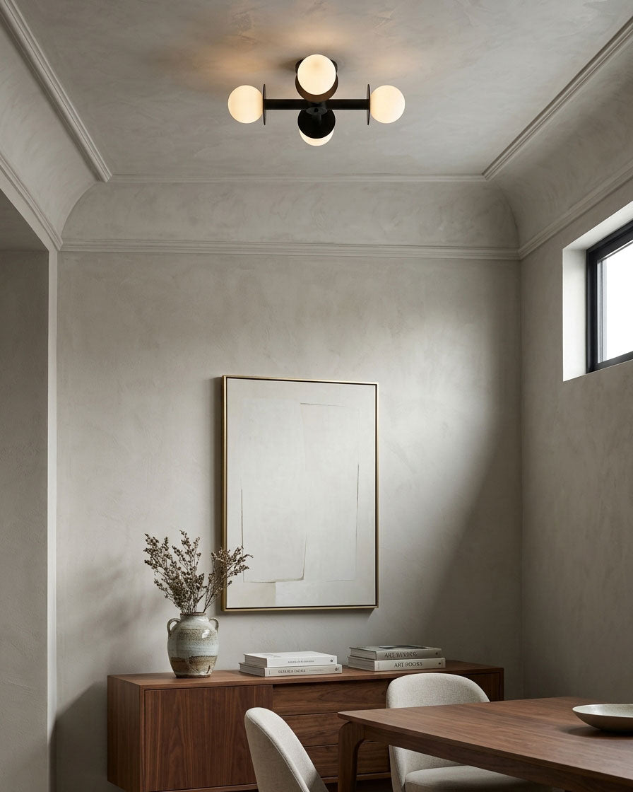 Otis Frosted Semi-Flush Mount