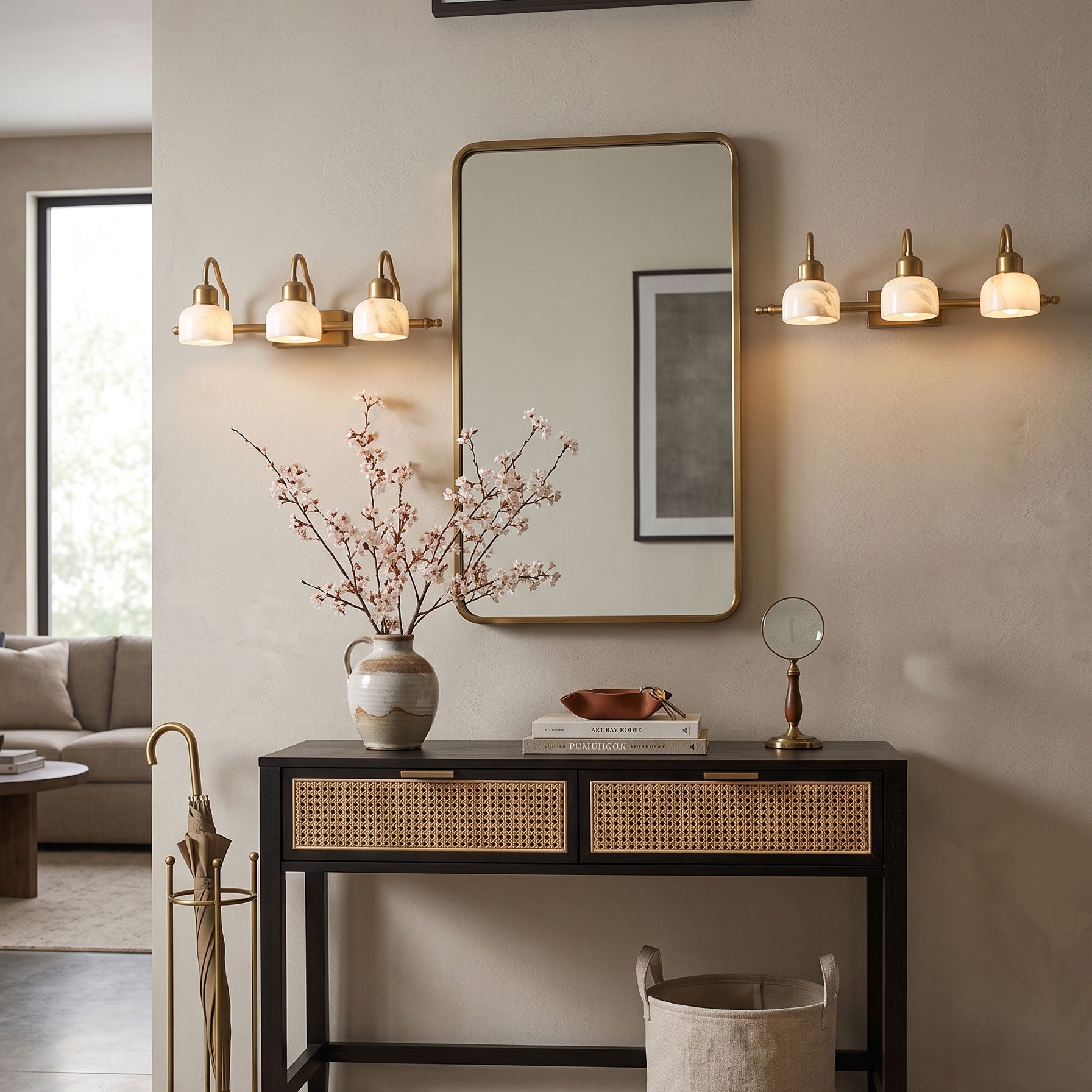 Perrin Alabaster Wall Sconce
