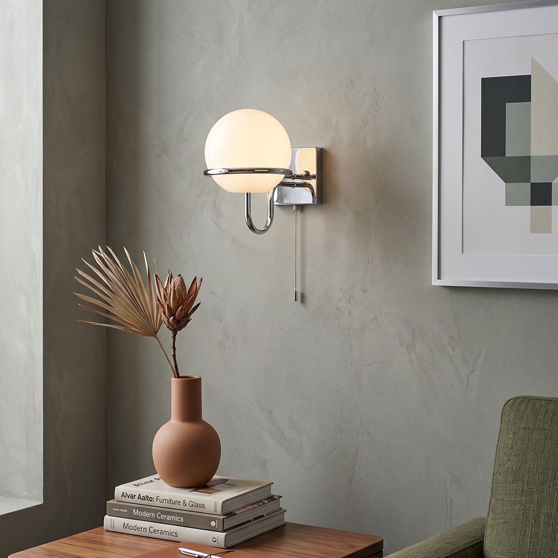 Phaedra Globe Wall Sconce