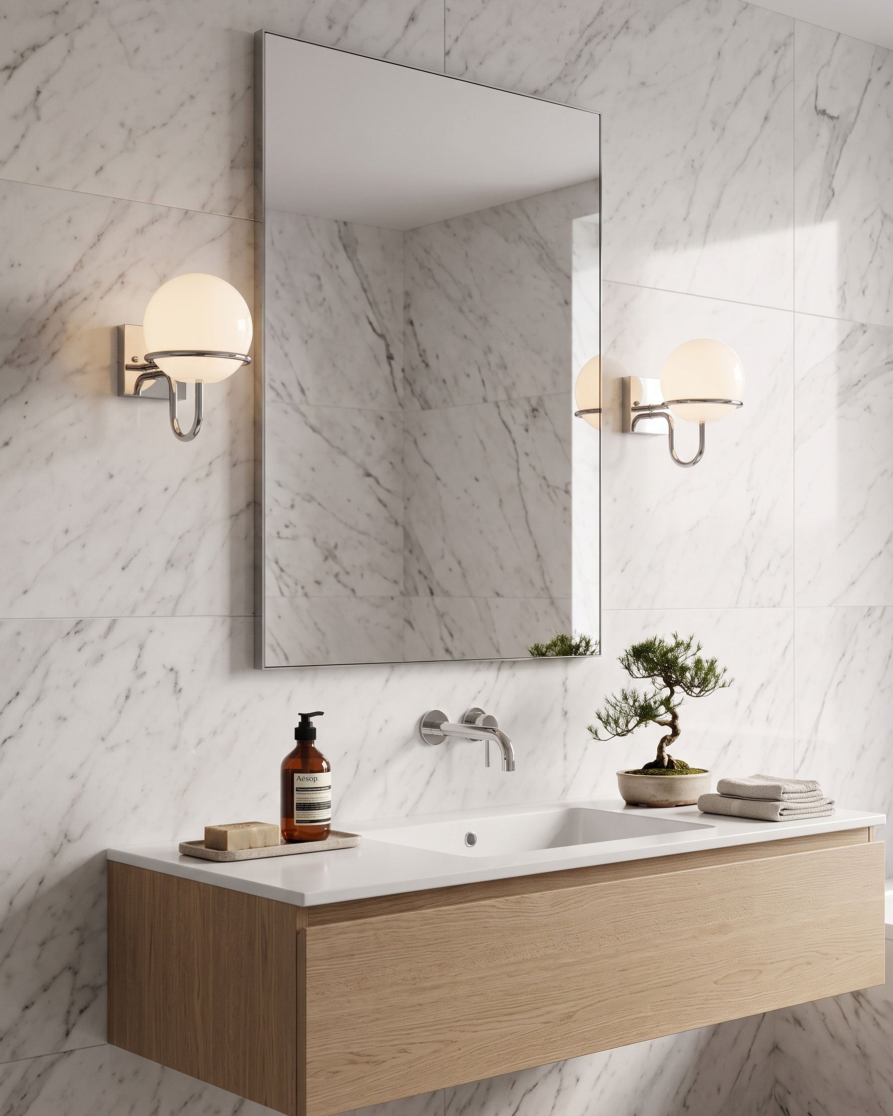 Phaedra Globe Wall Sconce